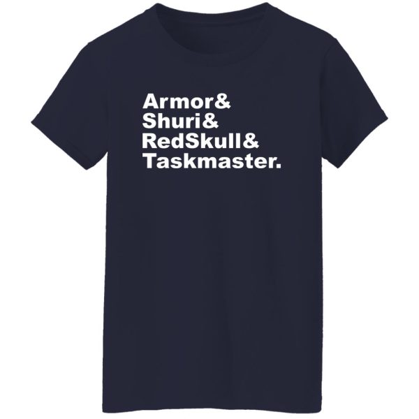 Armor & Shuri & Redskull & Taskmaster T-Shirts. Hoodies. Sweatshirt 12