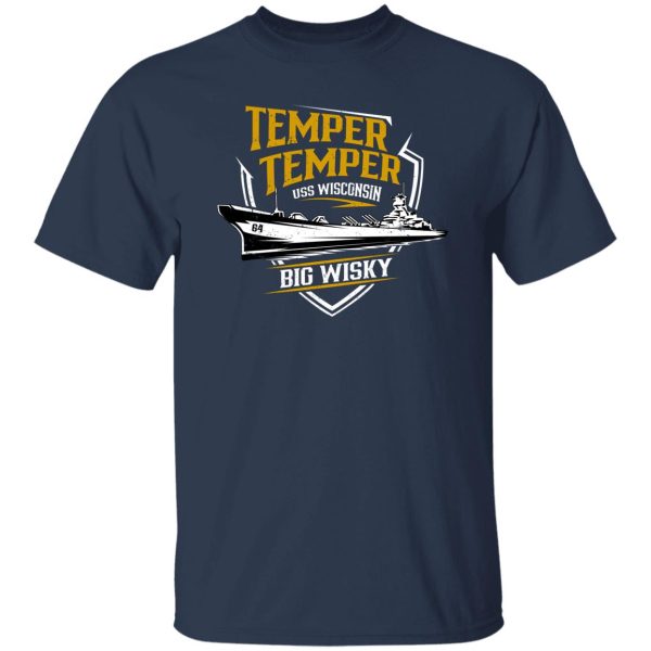 Temper USS Wisconsin Big Wisky Shirt 3