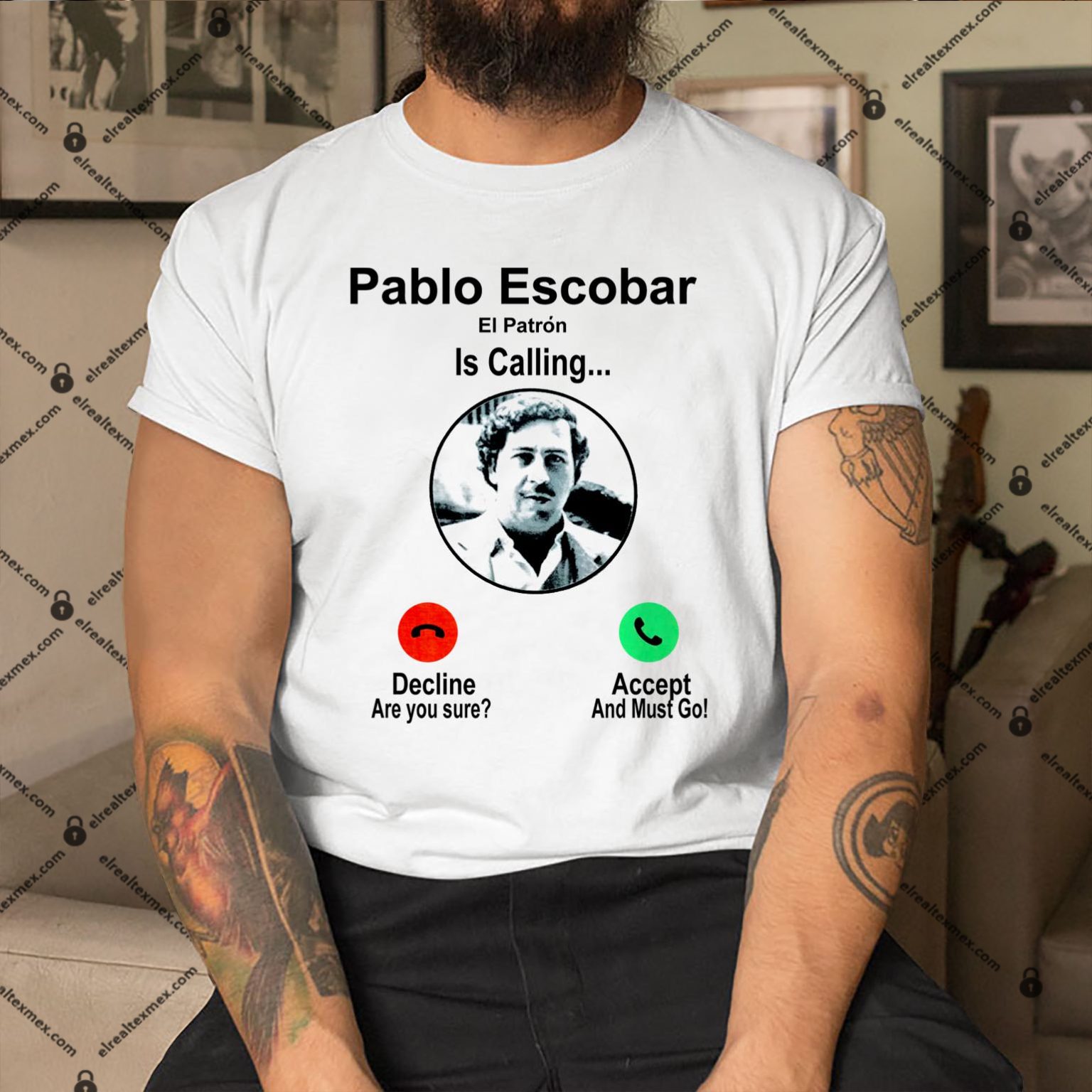 Pablo Escobar Is Calling T-Shirts, Hoodies, Sweatshirts