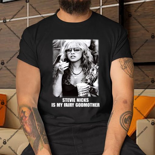 Stevie-Nicks-Is-My-Fairy-Godmother-Shirt