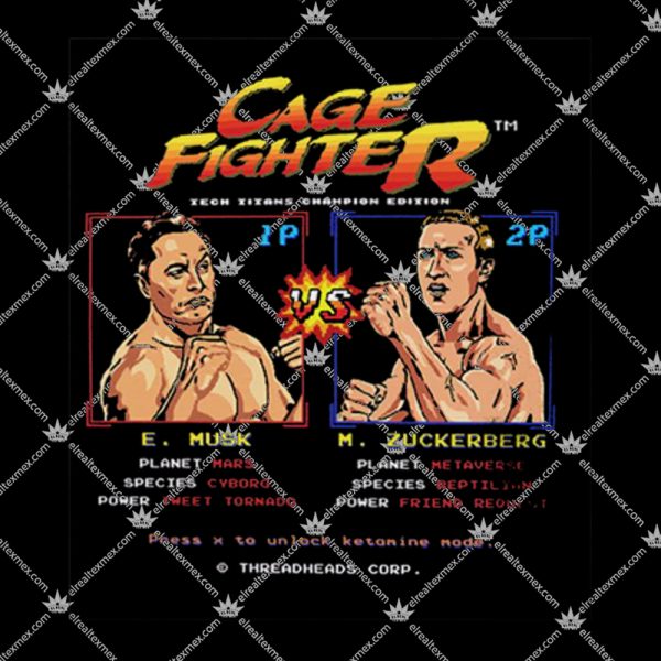 Cage Fighter - Elon vs Zuckerberg Shirt 1