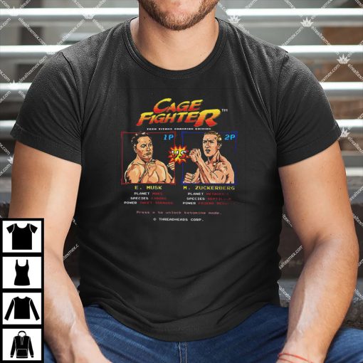 Cage Fighter - Elon vs Zuckerberg Shirt