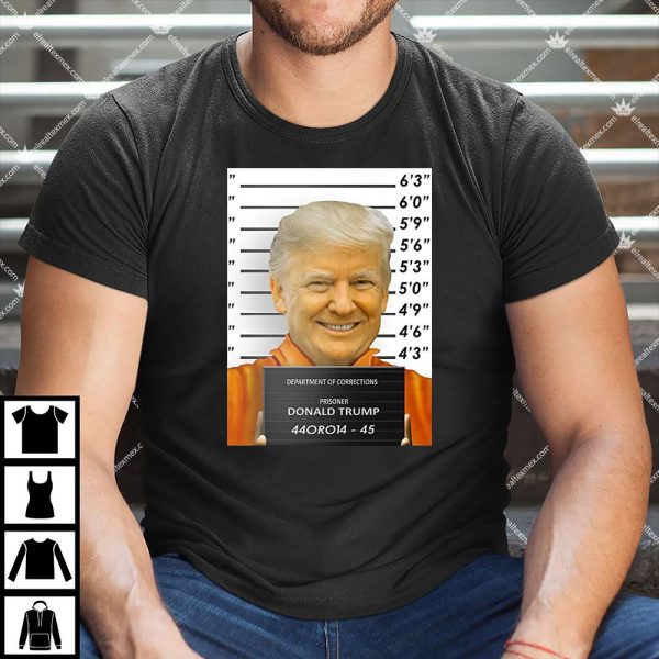 Donald Trump Mugshot Jail Prison Shirt
