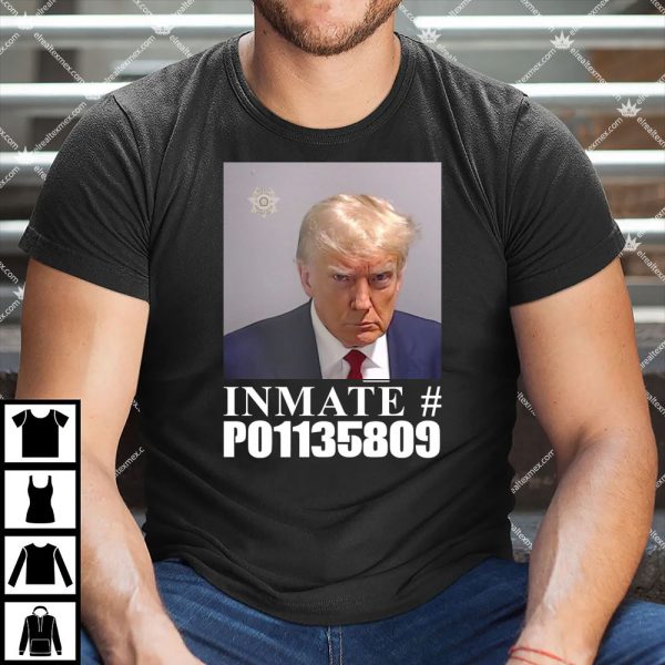 Inmate Number Donald Trump Mugshot Shirt