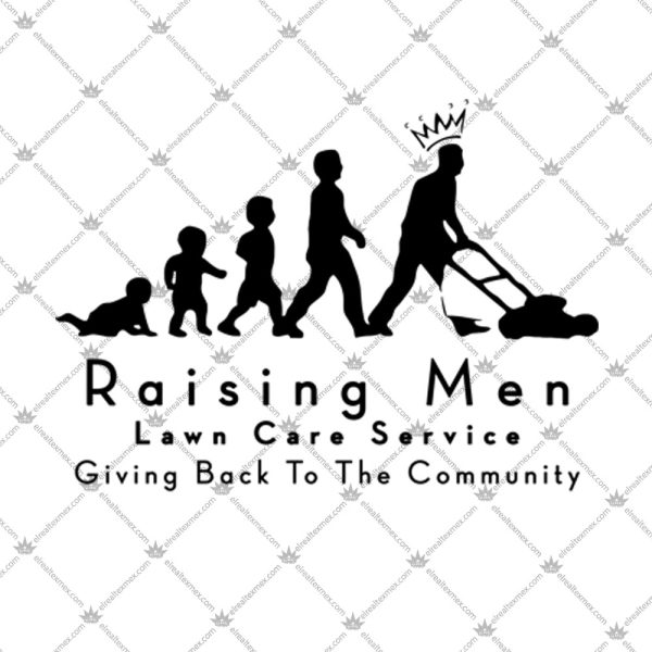 Raising Men Lawn Care Service Giving Back To The Community Shirt 2