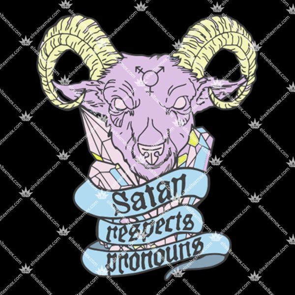 Satan Respects Pronouns Target Shirt 1