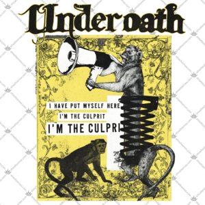 Alternative view of 2000s Underoath I’m The Culprit Gray Band Shirt