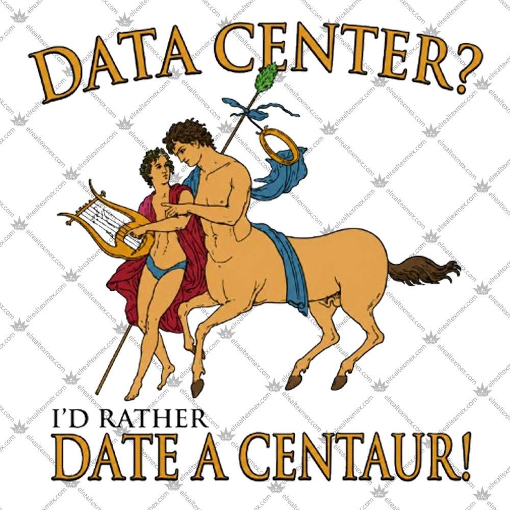 Data Center I'd Rather Date A Centaur 3 Data Center I'd Rather Date A Centaur Vaushite TShirt