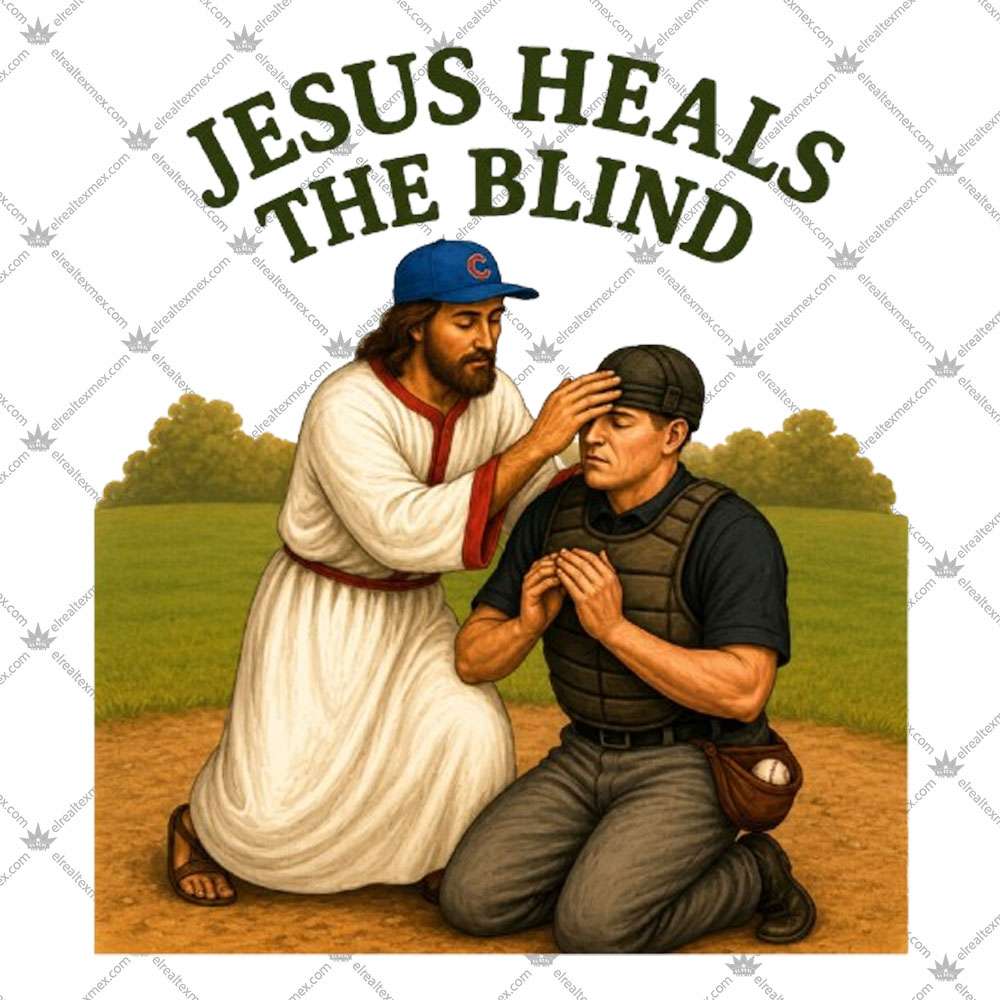 Jesus Heals The Blind 2 Jesus Heals The Blind TShirt