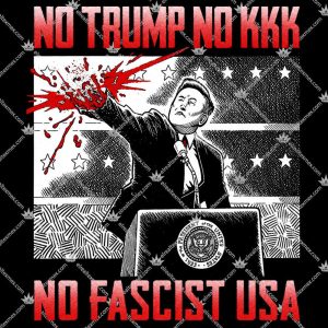 No Trump No KKK No Fascist USA 3 No Trump No KKK No Fascist USA TShirt