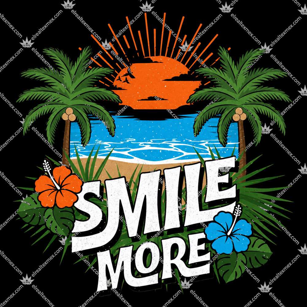 Smile More Hawaiian 2 Smile More Hawaiian Tshirt