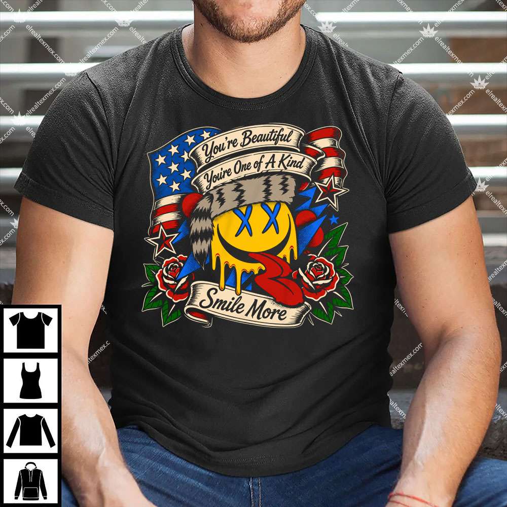 Smile More One Of A Kind 1 Smile More One Of A Kind Shirt