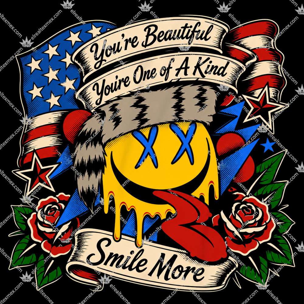 Smile More One Of A Kind 2 Smile More One Of A Kind TShirt