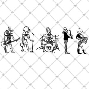 Egyptian Gods Rock Band Shirt - Image 3