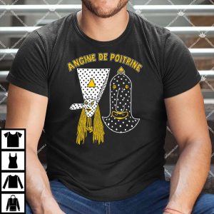 Angine De Poitrine Noir Khn & Klek T-Shirt