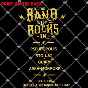 Band With Rocks In TShirt