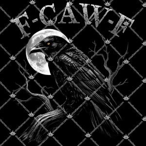 Black Crow F-Caw-F Black Bird Moon Shirts