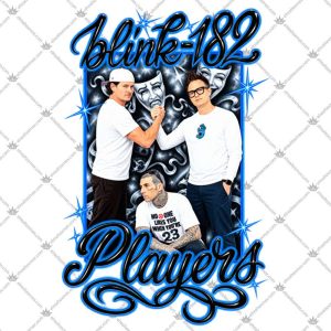 Blink-182 Players Photo Airbrush 5 Blink-182 Players Photo Airbrush T Shirts