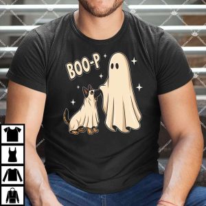 Boo-P Ghost Boop German Shepherd Meme Halloween T Shirt