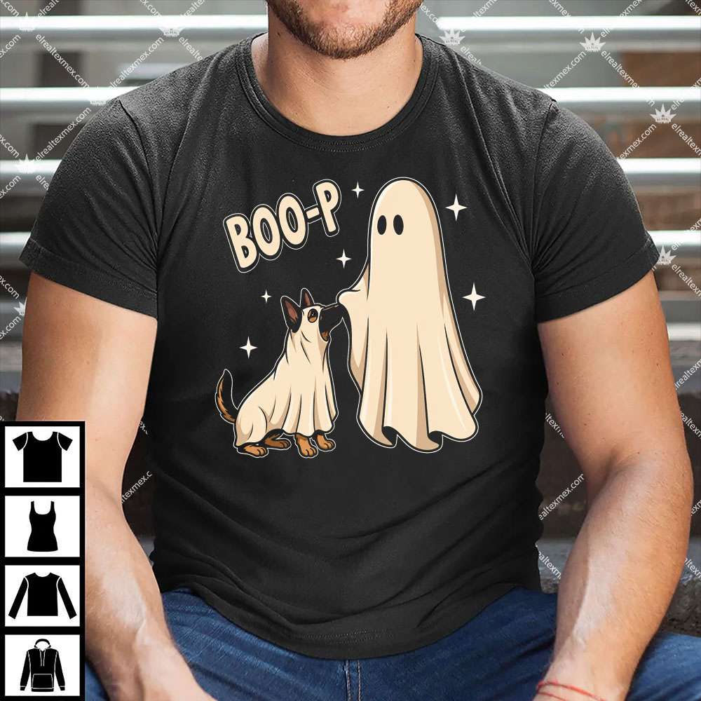 Boo-P Ghost Boop German Shepherd Meme Halloween 1 Boo-P Ghost Boop German Shepherd Meme Halloween T Shirt