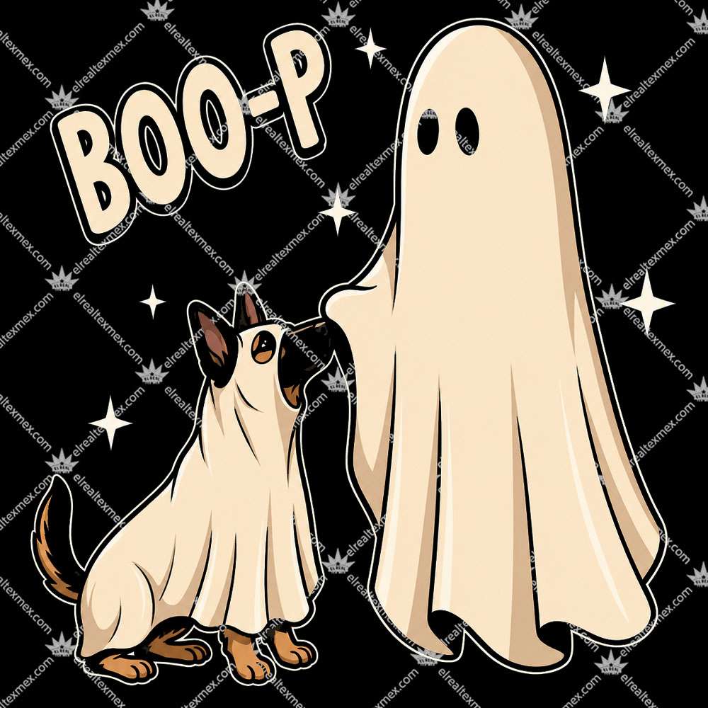 Boo-P Ghost Boop German Shepherd Meme Halloween 2 Boo-P Ghost Boop German Shepherd Meme Halloween T Shirts