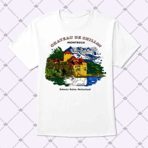 Chateau De Chillon Montreux Switzerland T Shirt
