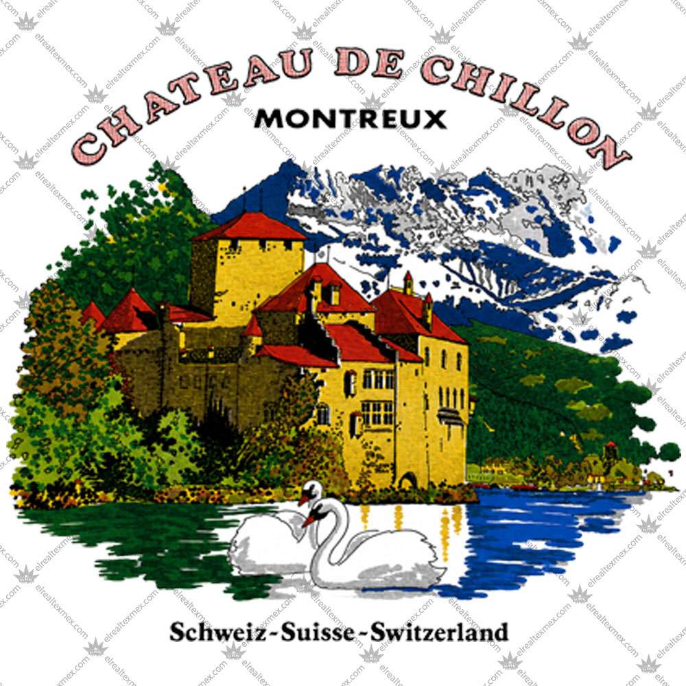 Chateau De Chillon Montreux Switzerland 3 Chateau De Chillon Montreux Switzerland T Shirts
