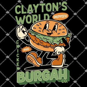 Clayton's World Clayton's Burgah Co T Shirt