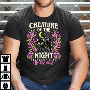 Creature Of The Night Thackery Binx Hocus Pocus T Shirt