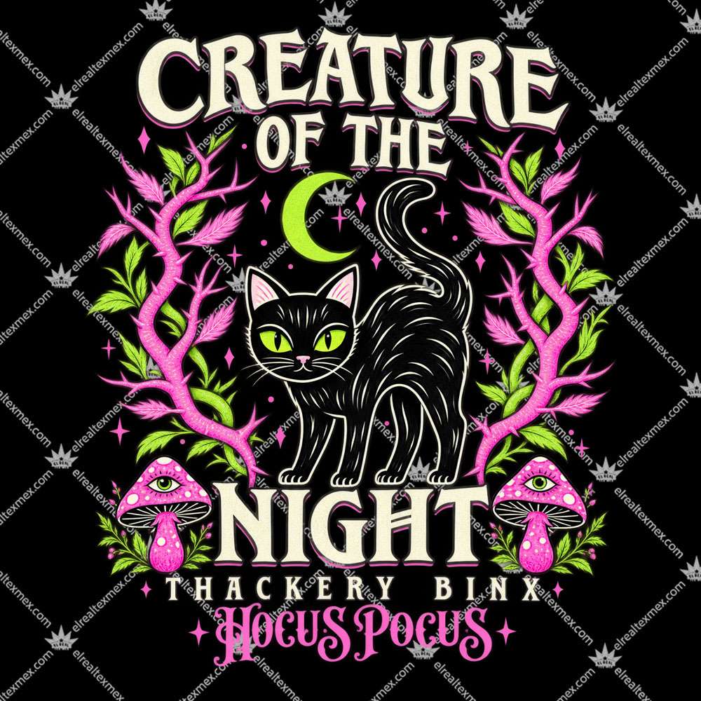 Creature Of The Night Thackery Binx Hocus Pocus 3 Creature Of The Night Thackery Binx Hocus Pocus T Shirts
