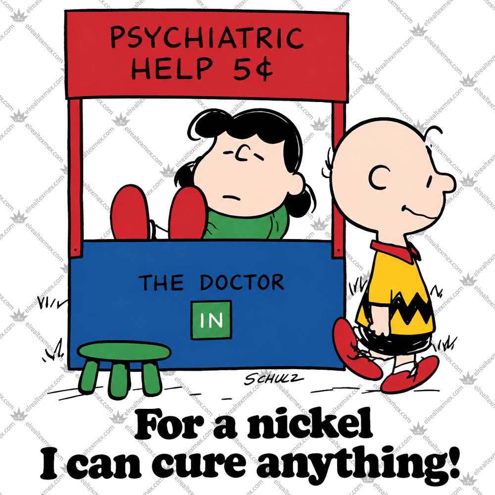 For A Nickel I Can Cure Anything | Charlie Brown 3 For A Nickel I Can Cure Anything Charlie Brown TShirt