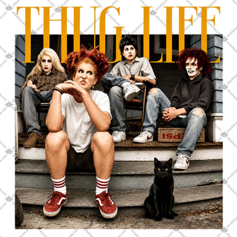 Hocus Pocus Sanderson Sisters THUG LIFE 3 Hocus Pocus Sanderson Sisters THUG LIFE T Shirts