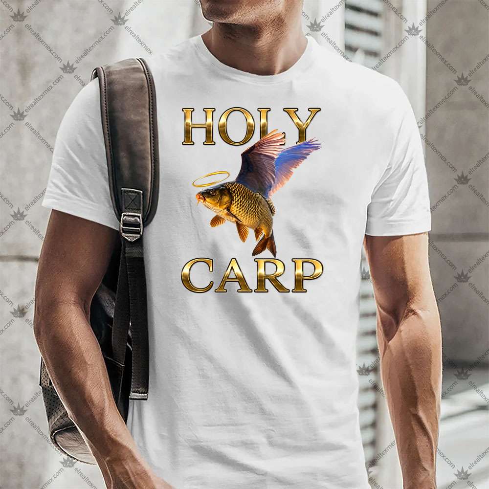 Holy Carp Fish Funny Fishing 2 Holy Carp Fish Funny Fishing TShirt