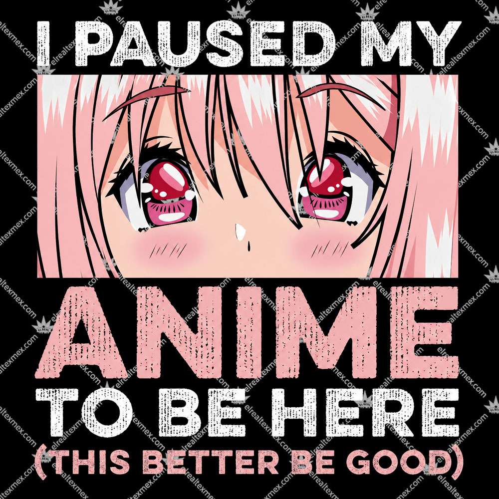 I Paused My Anime To Be Here 2 I Paused My Anime To Be Here T Shirts