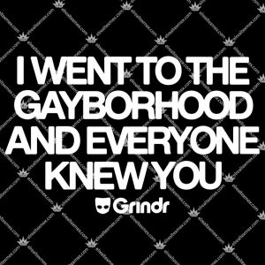 I Went To The Gayborhood And Everyone Knew You T Shirts