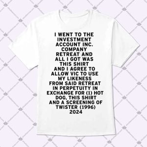 Investment Account Inc Company Retreat T-Shirt
