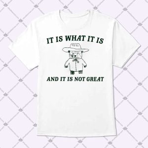 It Is What It Is And Its Not Great Shirt