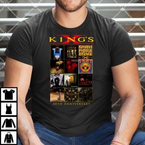 King's X Discography 40th Anniversary T Shirt