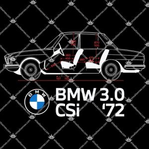 Kith For BMW CSi 3 0 Schematic 3 Kith For BMW CSi 3 0 Schematic T Shirts