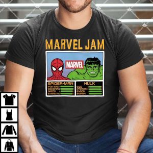 Marvel Jam Spider-Man And Hulk T Shirt