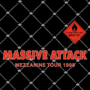 Massive Attack Mezzanine Tour 1998 5 Massive Attack Mezzanine Tour 1998 T Shirts