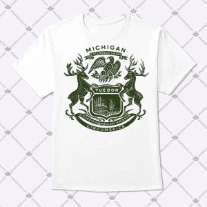 Michigan Woodcut Seal Shirt