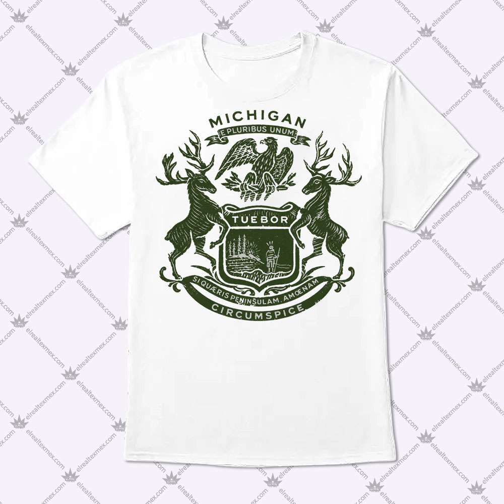 Michigan Woodcut Seal 1 Michigan Woodcut Seal Shirt