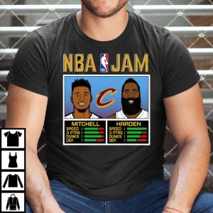 NBA Jam Cavs Mitchell And Harden T Shirt