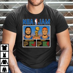 NBA Jam Knicks 2026 Champs Brunson And Hart T Shirt
