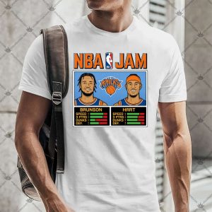 NBA Jam Knicks Brunson And Hart 4 NBA Jam Knicks Brunson And Hart TShirt