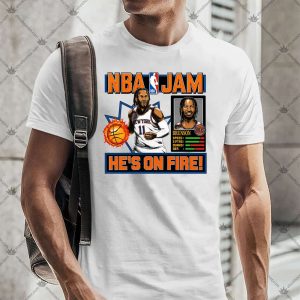 NBA Jam Knicks Jalen Brunson 4 NBA Jam Knicks Jalen Brunson TShirt