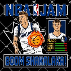 NBA Jam Mavericks Cooper Flagg 3 NBA Jam Mavericks Cooper Flagg T Shirts