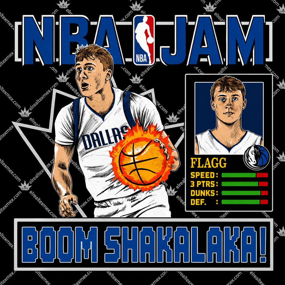 NBA Jam Mavericks Cooper Flagg 2 NBA Jam Mavericks Cooper Flagg T Shirts