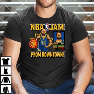 NBA Jam Warriors Stephen Curry T Shirt